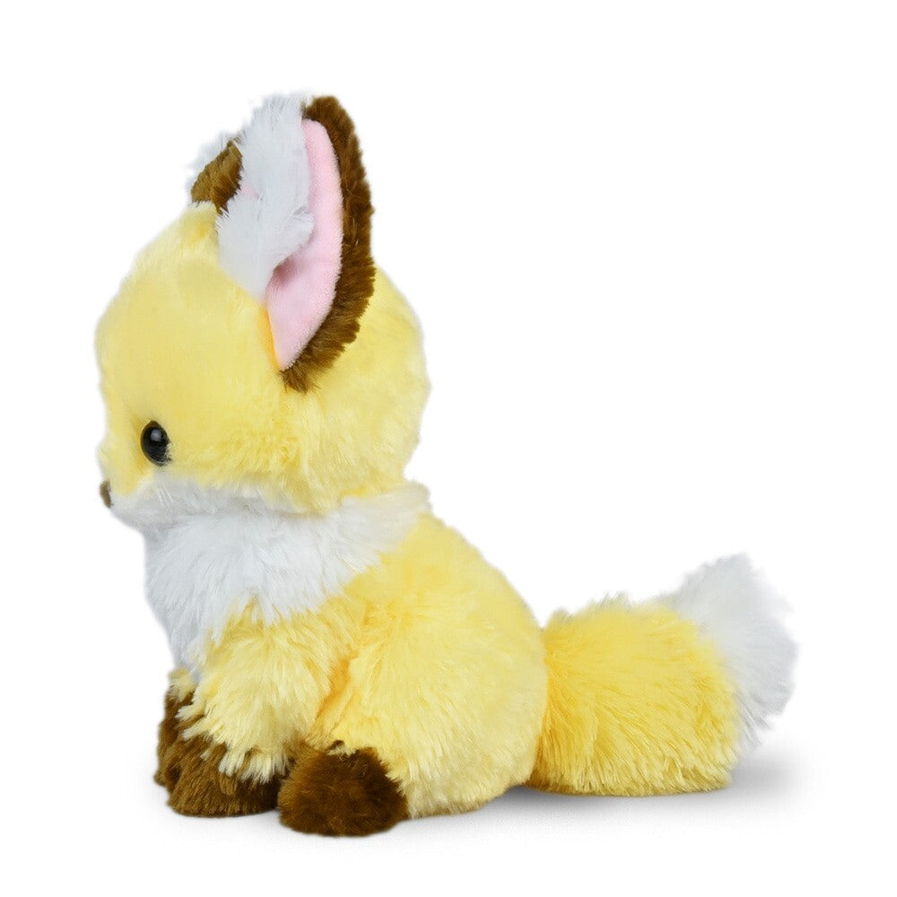 ちょこんと隣に寄り添う姿が愛しすぎるキツネぬいぐるみ 約28cm