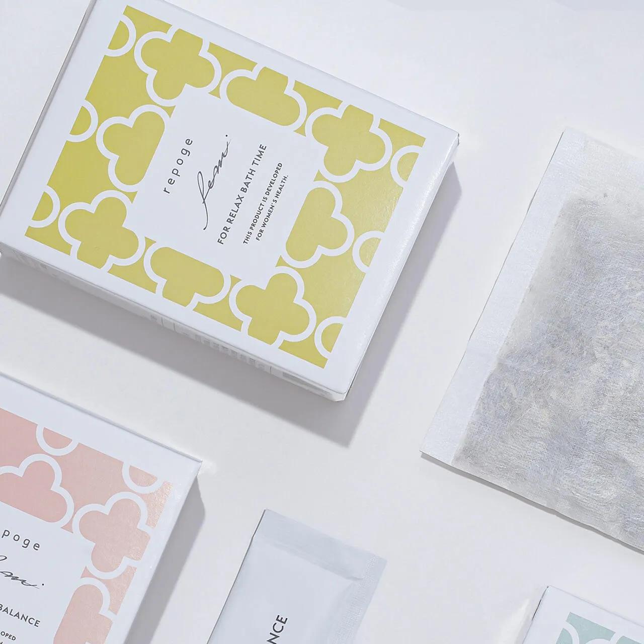 よもぎ蒸し入浴剤 5回分 FOR RELAX BATH TIME