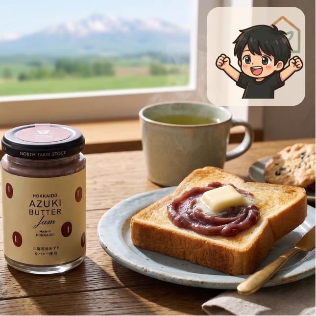 北海道あずきバタージャム 130g 北海道産小豆＆バター100%使用
